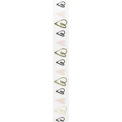 Washi Tape - Cuori Oro