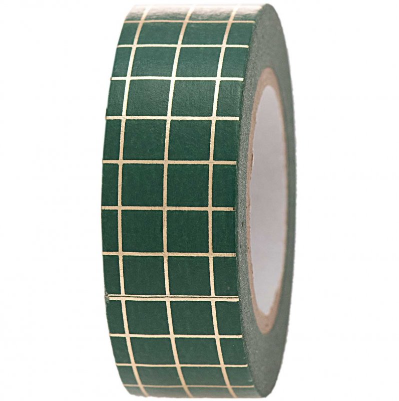 Washi Tape - Verde Quadretti